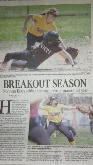 Softball team gets some recognition