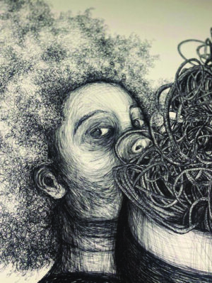 ‘A Field of Lost Hair Ties’ on display in NECC gallery